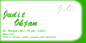 judit okjan business card